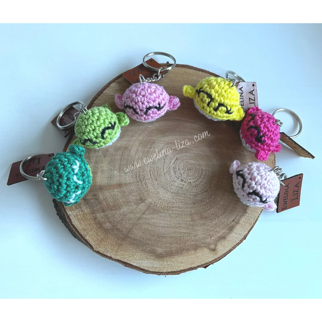 Whale Key Chain | Handmade by Ewelina Liza