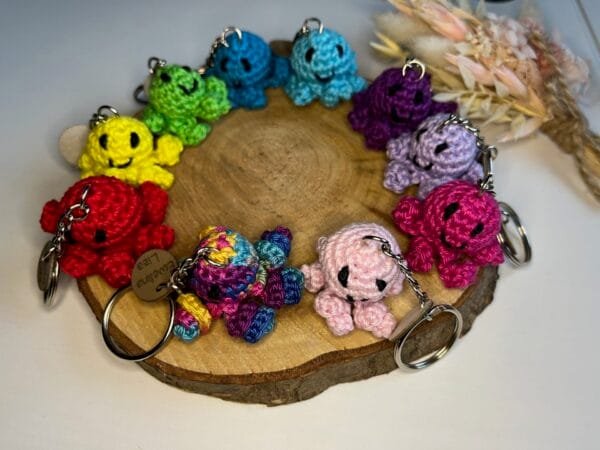 Octopus Key Chain | Kraken Schlüsselanhänger | Handmade by Ewelina Liza