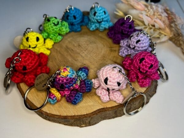 Octopus Key Chain | Kraken Schlüsselanhänger | Handmade by Ewelina Liza