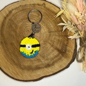 Minion key chain | Minion Schlüsselanhänger. Handmade by Ewelina Liza