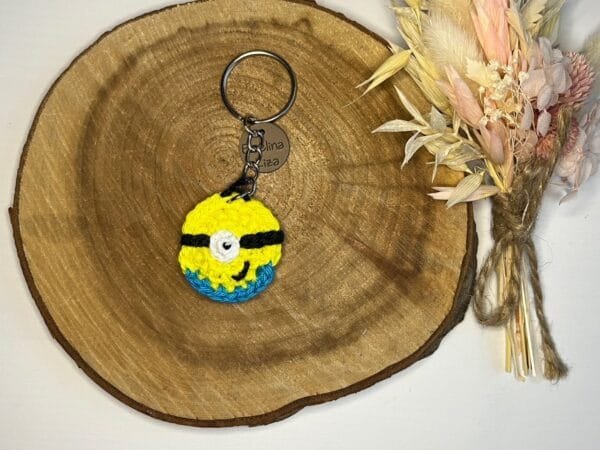 Minion key chain | Minion Schlüsselanhänger. Handmade by Ewelina Liza
