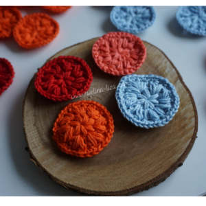 make-up removal pads. Handmade by Ewelina Liza