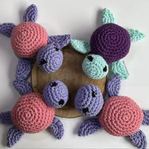 Turtle Amigurumi | Schildkröten Amigurumi. Handmade by Ewelina Liza