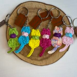 Cat key chain | Katzen Schlüsselanhänger. Handmade by Ewelina Liza