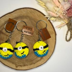 Minion Schlüsselanhänger | Minion Key Chain. Handmade by Ewelina Liza