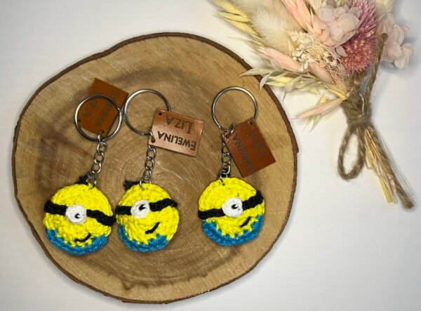 Minion Schlüsselanhänger | Minion Key Chain. Handmade by Ewelina Liza